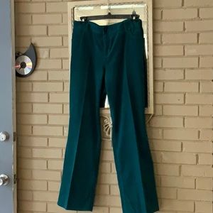 Talbots signature green pants size 24W NWOT
